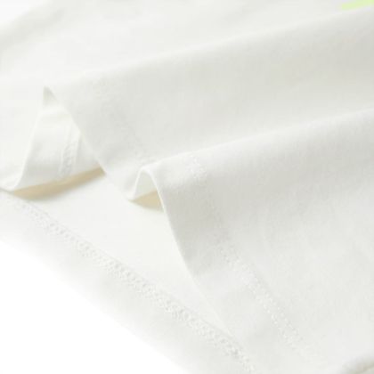 Детска тениска, екрю, 92