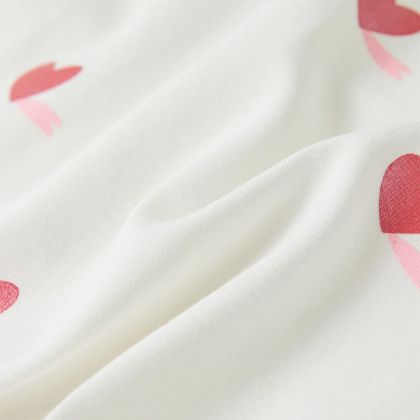 Детска тениска, екрю, 128