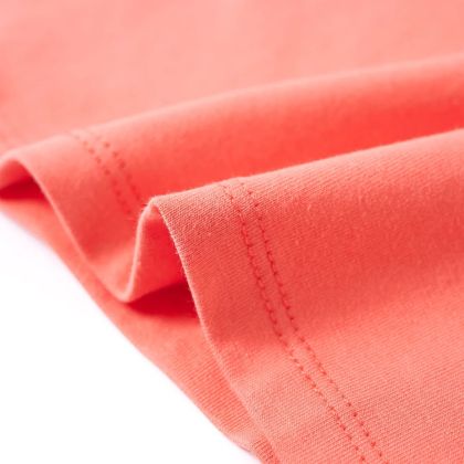 Детска тениска, корал, 92