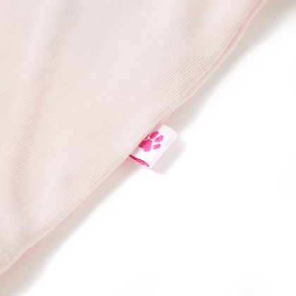 Детска тениска, меко розово, 104