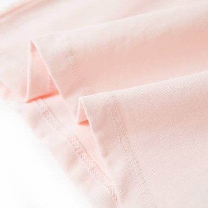 Детска тениска, меко розово, 104