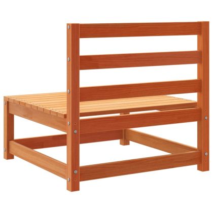 Градинско кресло без подлакътници, восъчнокафяв, 70x70x67 см