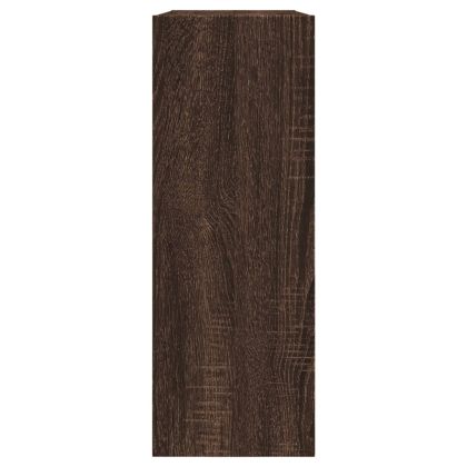 Шкаф за обувки, кафяв дъб, 80x21x57 см, инженерно дърво