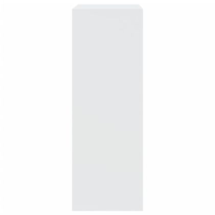 Шкаф за обувки, бял, 60x34x96,5 см, инженерно дърво