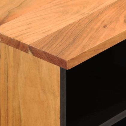 ТВ шкаф, 80x33x46 см, акациево дърво масив