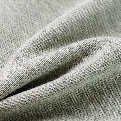 Детски къси панталони с шнурове, светло каки меланж, 140