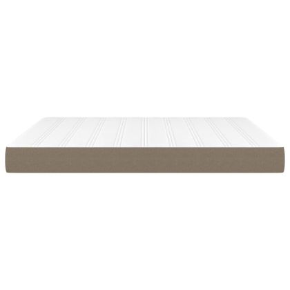 Матрак за легло с покет пружини таупе 180x200x20 см плат