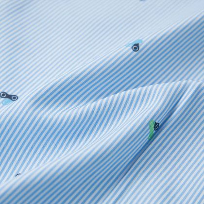 Детска риза, светлосиня, 92