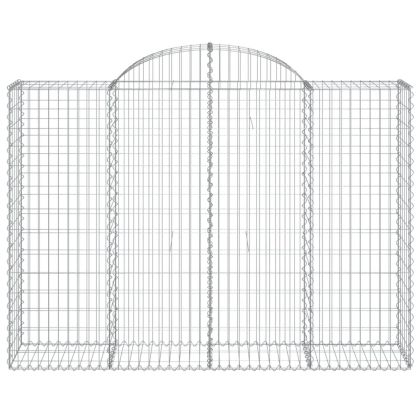 Габионни кошници арка 5 бр 200x50x140/160 см поцинковано желязо