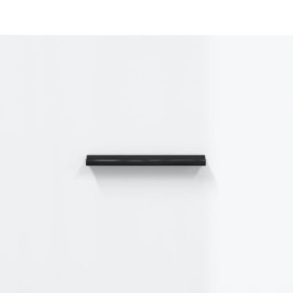 Сайдборд, бял гланц, 69,5x34x90 см, инженерно дърво