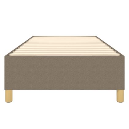 Рамка за легло с пружини, таупе, 80x200 см, плат