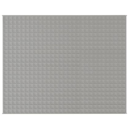 Утежнено одеяло сиво 235x290 см 15 кг плат