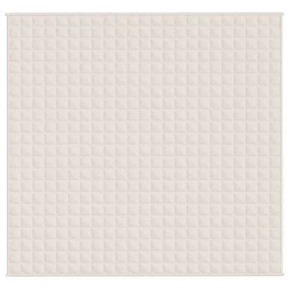 Утежнено одеяло светлокремаво 220x235 см 15 кг плат