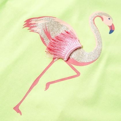 Детски потник, неоново жълт, 140