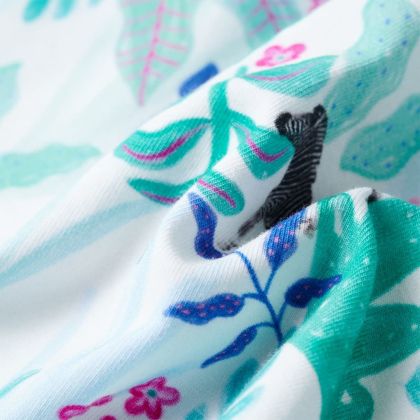 Детска рокля, екрю и тъмна мента, 104