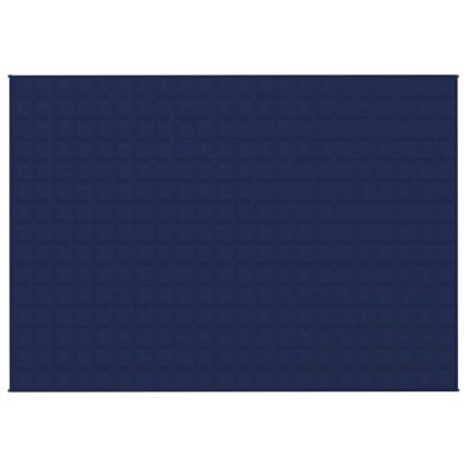 Утежнено одеяло синьо 155x220 см 11 кг плат