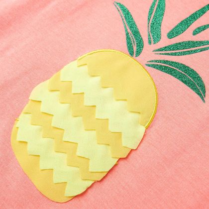 Детска тениска, неоново коралова, 116