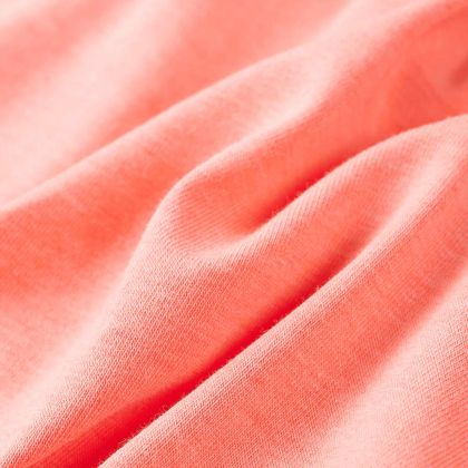 Детска тениска, неоново коралова, 116