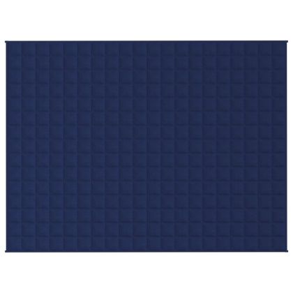 Утежнено одеяло синьо 150x200 см 11 кг плат