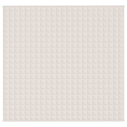 Утежнено одеяло светлокремаво 220x230 см 11 кг плат