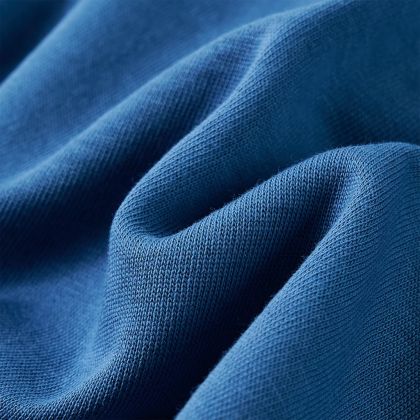 Детски суитшърт с качулка, син, 104