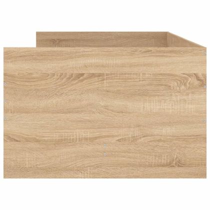 Рамка за легло с чекмеджета дъб сонома 75x190 см Small Single