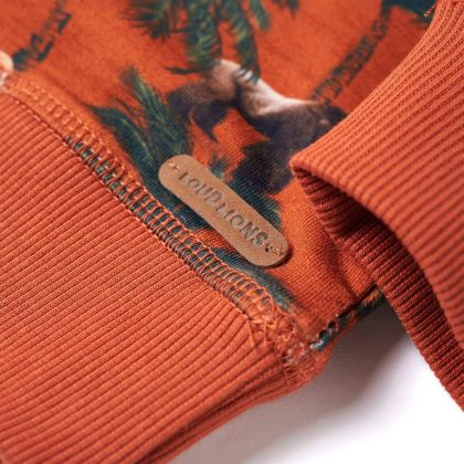 Детски суитшърт, светлоръждиво, 140