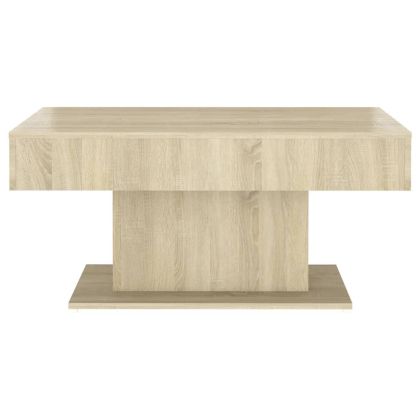 Маса за кафе, сонома дъб, 96x50x45 см, инженерно дърво