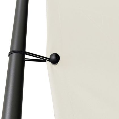 Шатра, бяла, 4х4 м, 180 г/м², плат и стомана