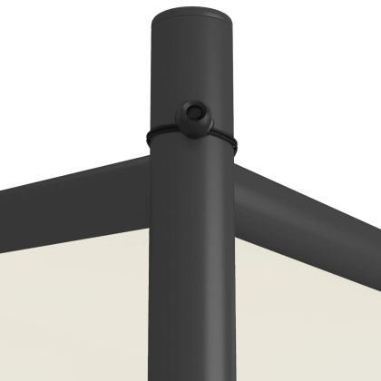 Шатра, бяла, 4х4 м, 180 г/м², плат и стомана