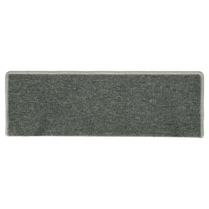 Изтривалки за стълби 15 бр. 65x21x4 см, тъмнозелени, правоъгълни, кант