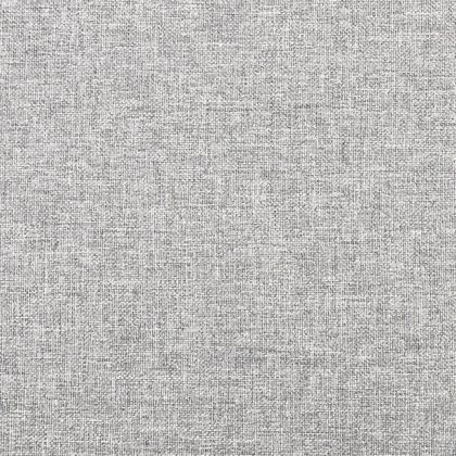 2-местно разтегателно канапе с възглавници, светлосиво, текстил