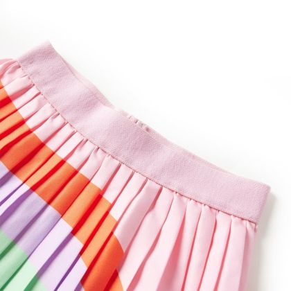 Детска плисирана пола, светлорозова, 104