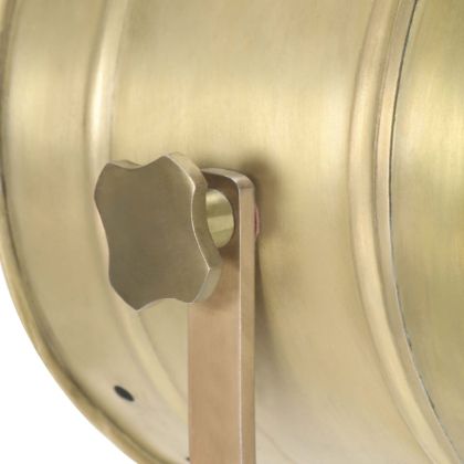 Подова лампа тринога, масивно мангово дърво, 165 см