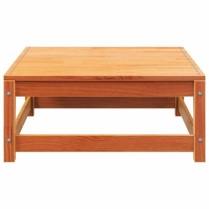 Градинско кресло без подлакътници, с възглавници и табуретка