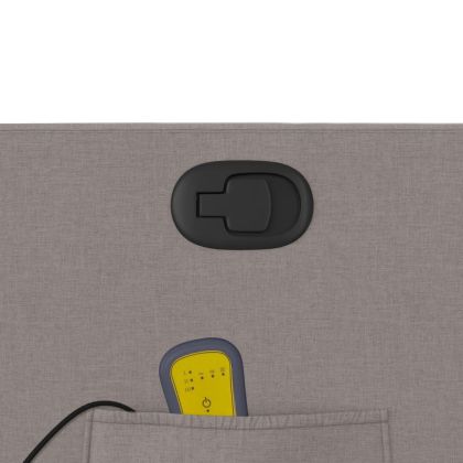 Масажен наклоняем стол, таупе, текстил