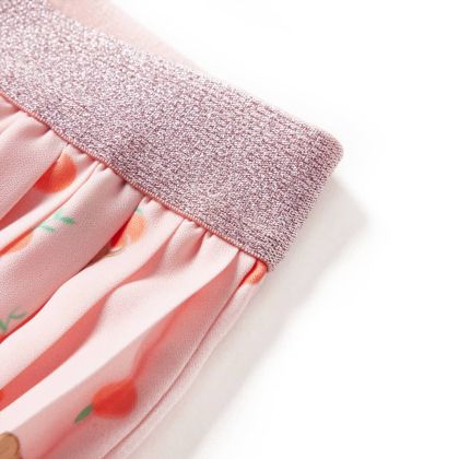 Детска плисирана пола, светлооранжева, 104