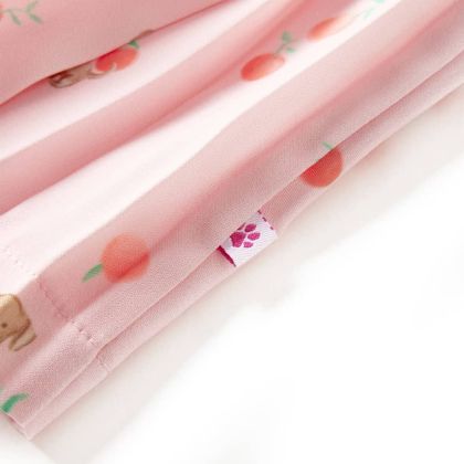 Детска плисирана пола, светлооранжева, 104