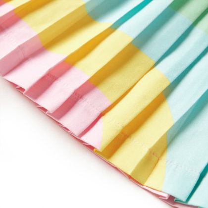 Детска плисирана пола, светлорозова, 128