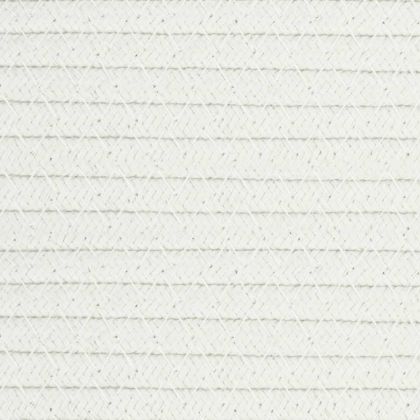 Кош за съхранение, сиво и бяло, Ø51x33 см, памук