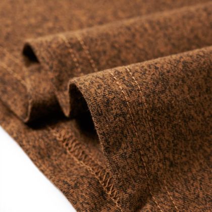 Детска тениска с дълъг ръкав, kоняк меланж, 104