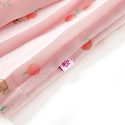 Детска плисирана пола, светлооранжева, 116