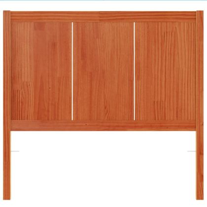 Горна табла за легло, восъчнокафява, 100 см, масивно дърво бор