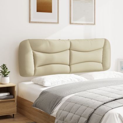 Мека табла за легло Hvar, кремава, 160 см, плат