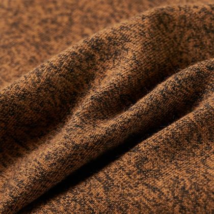 Детска тениска с дълъг ръкав, kоняк меланж, 140