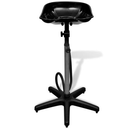 Измивна колона, черна, регулируема