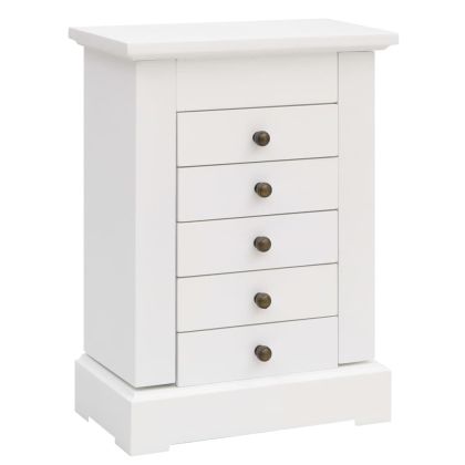 Кутия за бижута с огледало, МДФ, 25x13,5 x 34 см