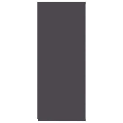 Бюфет, сив, 105x30x75 см, инженерно дърво