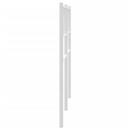 Метална табла за глава, бяла, 180 см