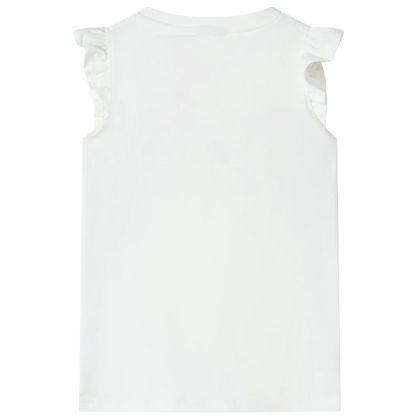 Детска тениска, екрю, 92